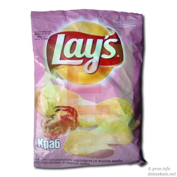 Чіпси «Lays» Краб