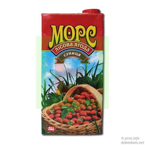 Морс ТМ «Лісова ягода» суниця 