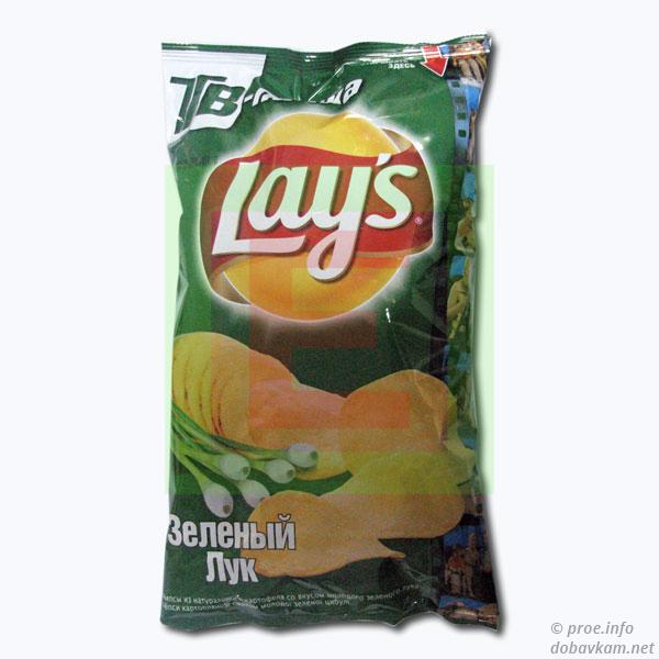 Чіпси «Lay's» Зелений лук 