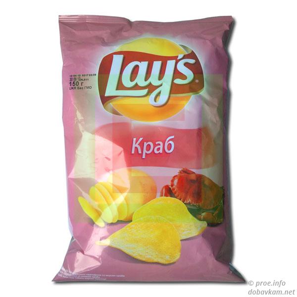 Чіпси «Lay's» Краб (150 г)