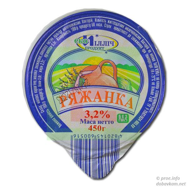 Ряжанка «Екоіллічпродукт» 3,2%