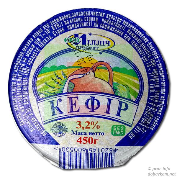 Кефір «Екоіллічпродукт» 3,2%