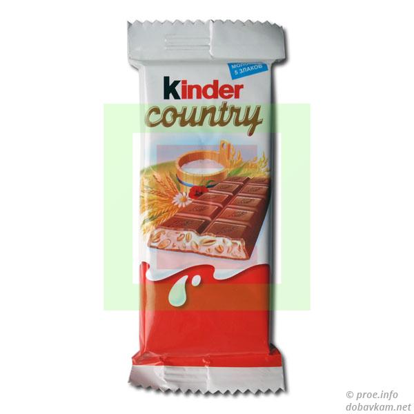 Шоколад Кіндер Каунтрі (Kinder Country)