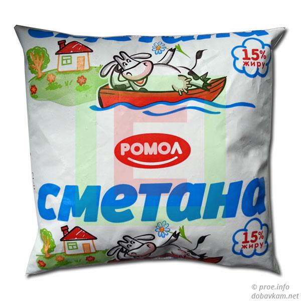 Сметана «Ромол» 15% 