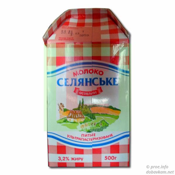 Молоко Селянське 3,2%