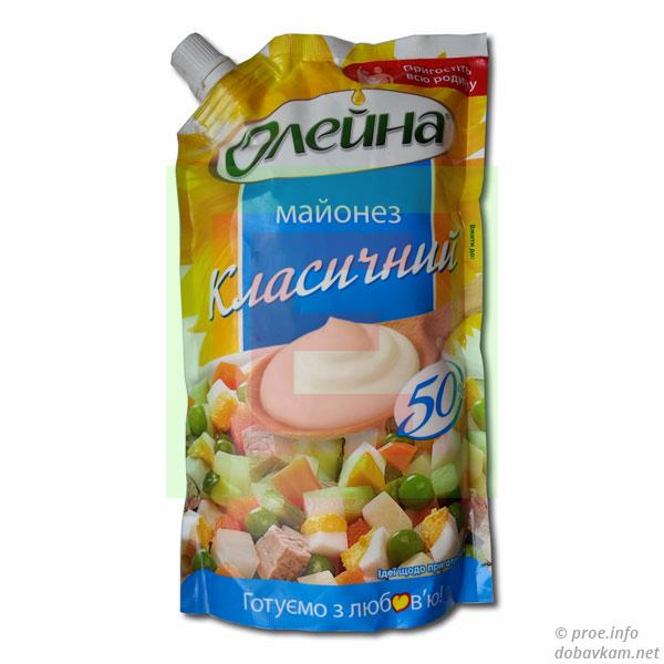 Майонез «Олейна» класичний 