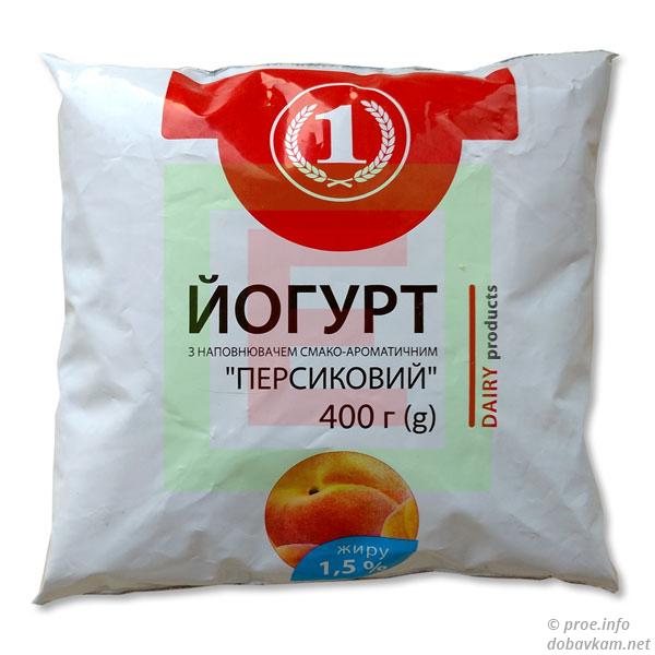 Йогурт «Персиковий» «1»