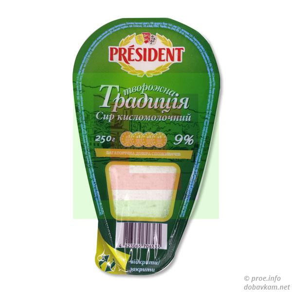 Сир кисломолочний «Презідент»